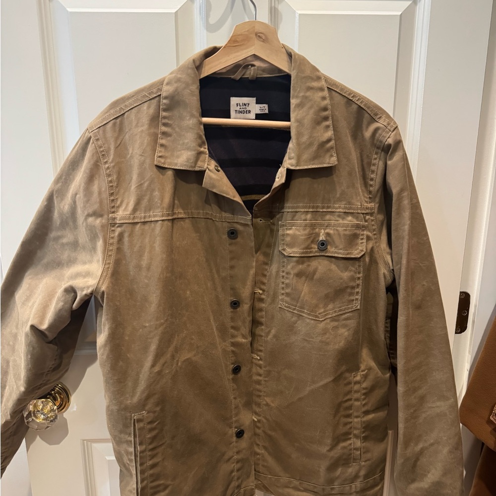 Men's Tan Jacket by Flint and Tinder